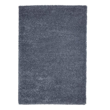 Slate Grey Super Soft Shaggy Luxury Floor Rug 5cm Long Pile